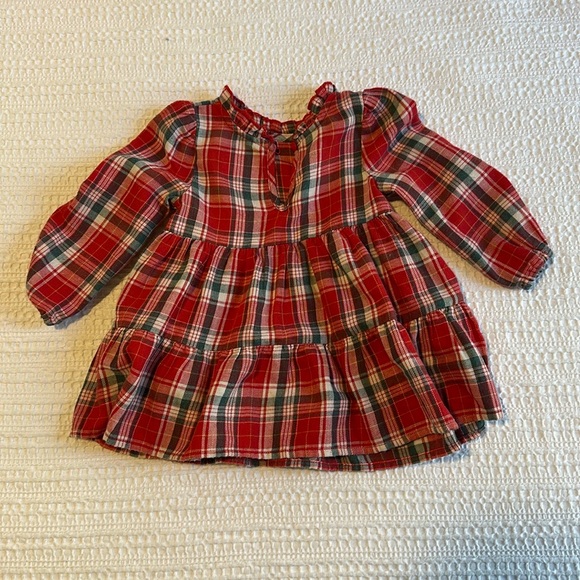 Girls Christmas Outfits Dress Shirt Bundle Size 12M - Picture 8 of 16
